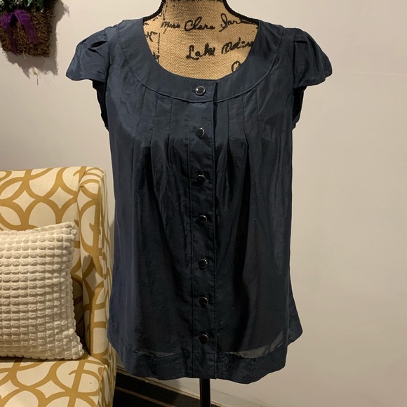 Banana Republic Tops - Banana Republic Silk Blend Button Down Top NWT